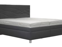 Fotogalerie Blanář - čalouněná postel Luna 180x200 - antracitová