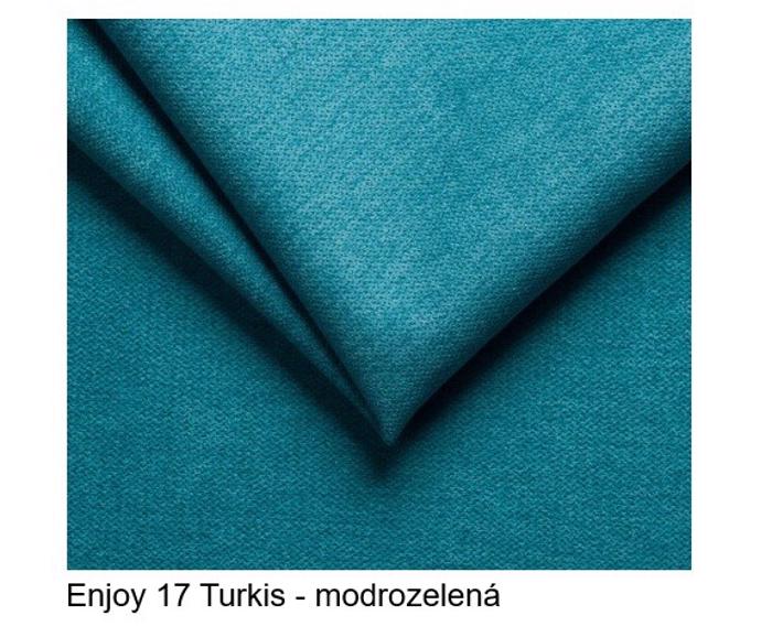 Fotogalerie Blanář - čalouněná postel Kelly s matrací 120x200 - tyrkysová