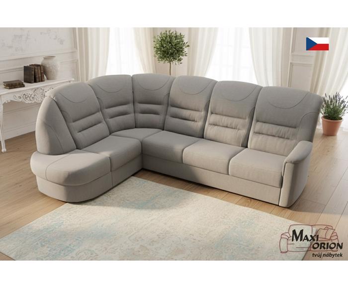 Fotogalerie Rohová sedací souprava Agáta s rozkladem a úložným prostorem - výběr barvy