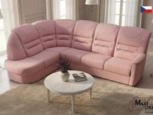 Fotogalerie Rohová sedací souprava Agáta s rozkladem a úložným prostorem - výběr barvy