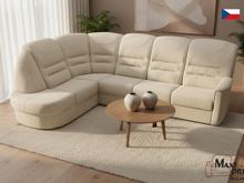 Fotogalerie Rohová sedací souprava Agáta s rozkladem a úložným prostorem - výběr barvy