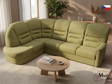 Fotogalerie Rohová sedací souprava Agáta s rozkladem a úložným prostorem - výběr barvy