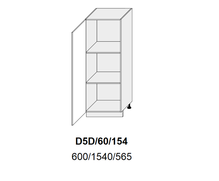 Fotogalerie Potravinová skříňka vysoká - D5D/60/154 P (60 cm) - kuchyně Avellino