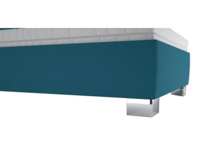 Fotogalerie Blanář - čalouněná postel Kelly s matrací 120x200 - tyrkysová