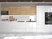 Fotogalerie Horní hluboká rohová nádstavba - W14 90/36 (90 cm) na D24N/207/90- kuchyně Viano