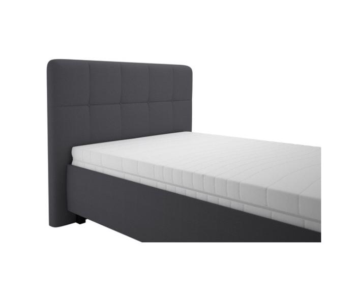 Fotogalerie Blanář - čalouněná postel Kelly s matrací 90x200 - tmavě šedá 
