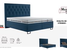 Fotogalerie Blanář - luxusní čalouněná postel Kerstin 180x200 - výběr barvy