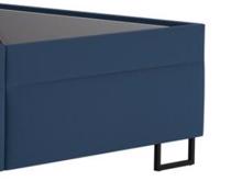 Fotogalerie Blanář Kerstin 180x200 cm luxusní čalouněná postel s lamelovými rošty - tmavě modrý samet