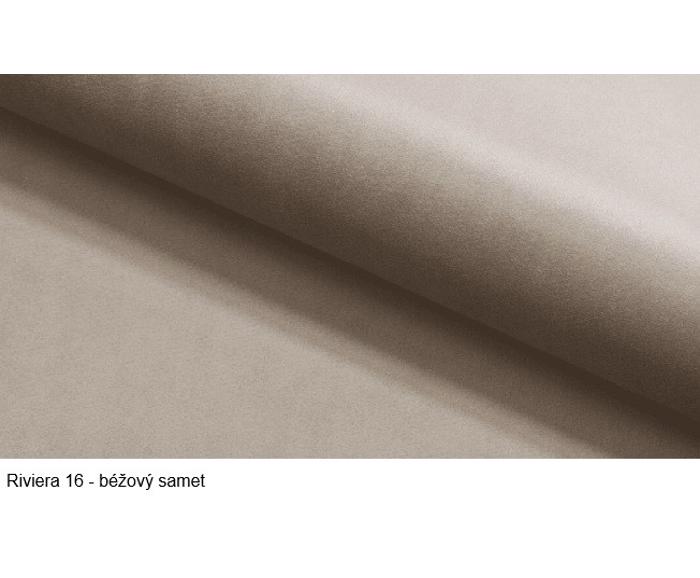 Fotogalerie Blanář - luxusní postel Kerstin 180x200 - béžový samet