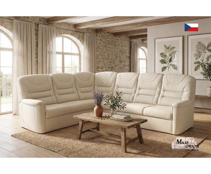 Fotogalerie Luxusní rohová souprava Agáta - výběr barvy