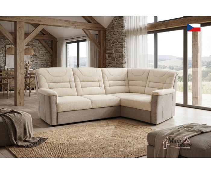 Fotogalerie Rohová sedací souprava Agáta s úložným prostorem - výběr barvy