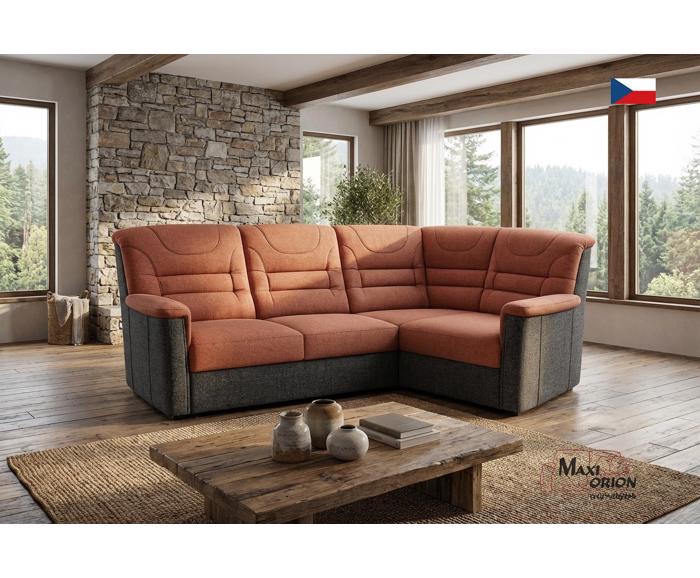 Fotogalerie Rohová sedací souprava Agáta s úložným prostorem - výběr barvy