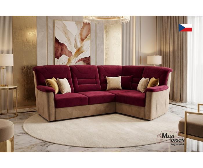 Fotogalerie Rohová sedací souprava Agáta s úložným prostorem - výběr barvy