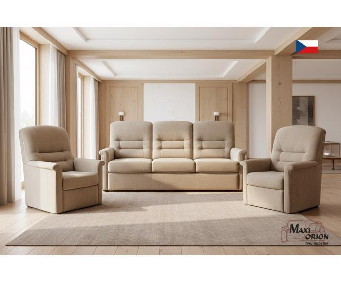 Fotogalerie Rozkládací sedací souprava 3+1+1 Agáta – výběr barvy