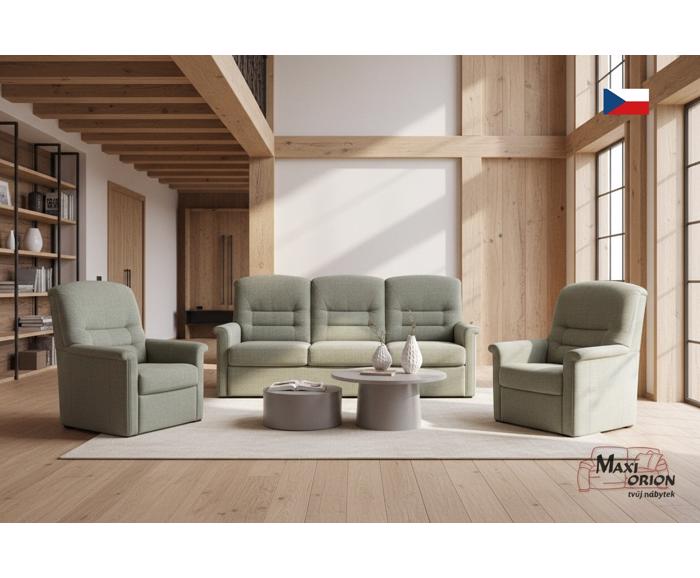 Fotogalerie Rozkládací sedací souprava 3+1+1 Agáta – výběr barvy