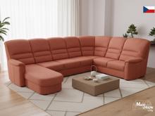 Fotogalerie Rohová sedací souprava Agáta ve tvaru U s relaxačním prvkem - výběr barvy