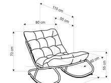 Fotogalerie Houpací křeslo Gatto