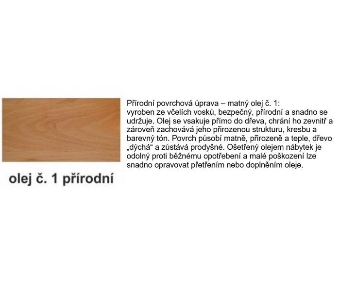 Fotogalerie Postel dvoulůžko z masivu Varezza 180x200 – masiv buk | český výrobce