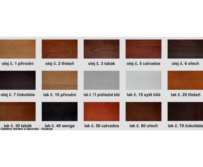 Fotogalerie Vysoká postel z masivu Kolacia Design Matrix 2 160/180x200 - výběr odstínů