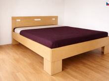 Fotogalerie Postel dvoulůžko z masivu Varezza 180x200 – masiv buk | český výrobce