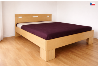 Postel dvoulůžko z masivu Varezza 180x200 – masiv buk | český výrobce