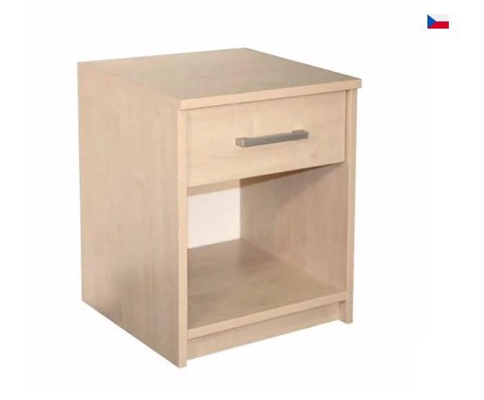 Fotogalerie Noční stolek 1-zásuvkový - olej č. 1