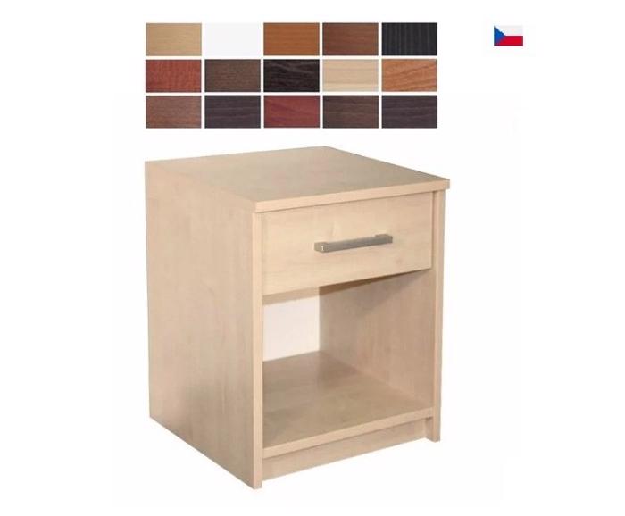 Fotogalerie Noční stolek 1 - zásuvkový - výběr moření