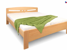 Fotogalerie Manželská postel z  bukového masivu Eva 180 x 200 - olej č.1