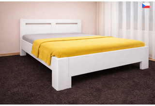 Manželská postel z masivu Hollywood 3 160/180x200 - výběr odstínů, lak a olej