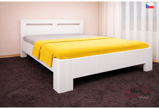 Manželská postel z masivu Hollywood 3 160/180x200 - výběr odstínů, lak a olej