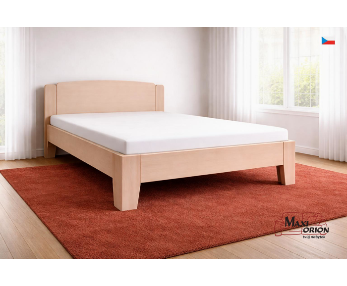 Fotogalerie Manželská postel z masivu Kolacia design Kleopatra 2 160/180x200 - výběr odstínů