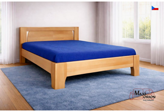 Postel z masivu Olympia 1 160/180x200 - výběr odstínů, lak a olej