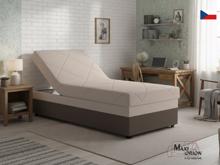 Fotogalerie Blanář - válenda s úložným prostorem, Evelína 90x200 - hnědá