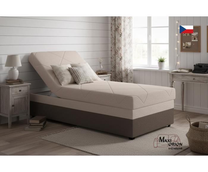 Fotogalerie Blanář - válenda s úložným prostorem, Evelína 90x200 - hnědá