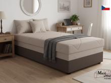 Fotogalerie Blanář - válenda s úložným prostorem, Evelína 90x200 - hnědá