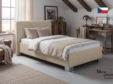 Fotogalerie Blanář - čalouněná postel Kelly s matrací 120x200 - béžová