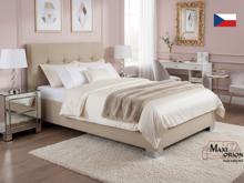 Fotogalerie Blanář - čalouněná postel Kelly s matrací 120x200 - béžová