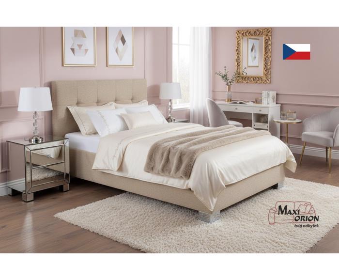 Fotogalerie Blanář - čalouněná postel Kelly s matrací 120x200 - béžová