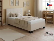 Fotogalerie Blanář - čalouněná postel Kelly s matrací 120x200 - béžová