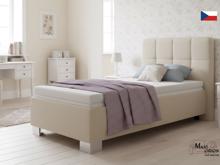 Fotogalerie Blanář - čalouněná postel Kelly s matrací 90x200 - béžová