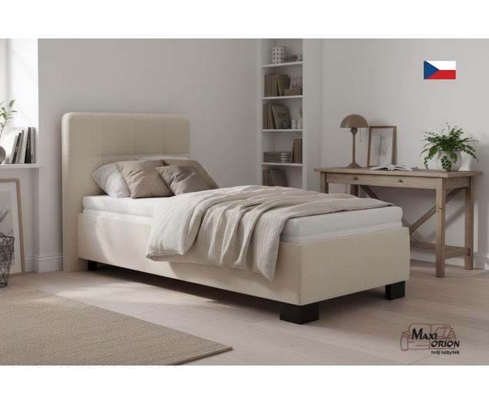 Fotogalerie Blanář - čalouněná postel Kelly s matrací 90x200 - béžová