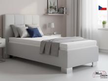 Fotogalerie Blanář - čalouněná postel Kelly s matrací 90x200 - šedá