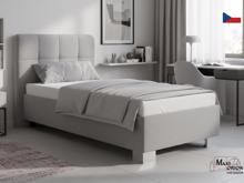 Fotogalerie Blanář - čalouněná postel Kelly s matrací 90x200 - šedá