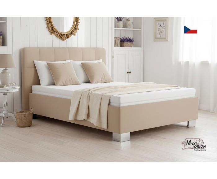 Fotogalerie Blanář - čalouněná postel Kelly s matrací 140x200 - béžová