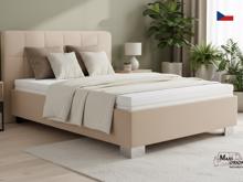 Fotogalerie Blanář - čalouněná postel Kelly s matrací 140x200 - béžová