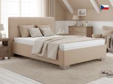 Fotogalerie Blanář - čalouněná postel Kelly s matrací 140x200 - béžová