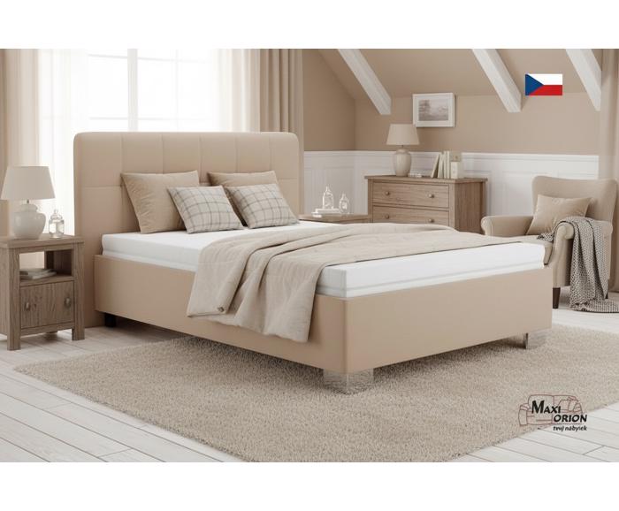 Fotogalerie Blanář - čalouněná postel Kelly s matrací 140x200 - béžová