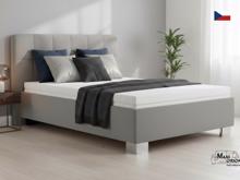 Fotogalerie Blanář - čalouněná postel Kelly s matrací 140x200 - šedá