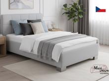 Fotogalerie Blanář - čalouněná postel Kelly s matrací 120x200 - šedá