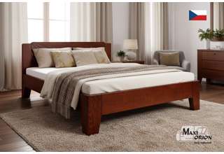 Zvýšená postel z masivu Kolacia Design Kleopatra 1 160/180x200 - výběr odstínů